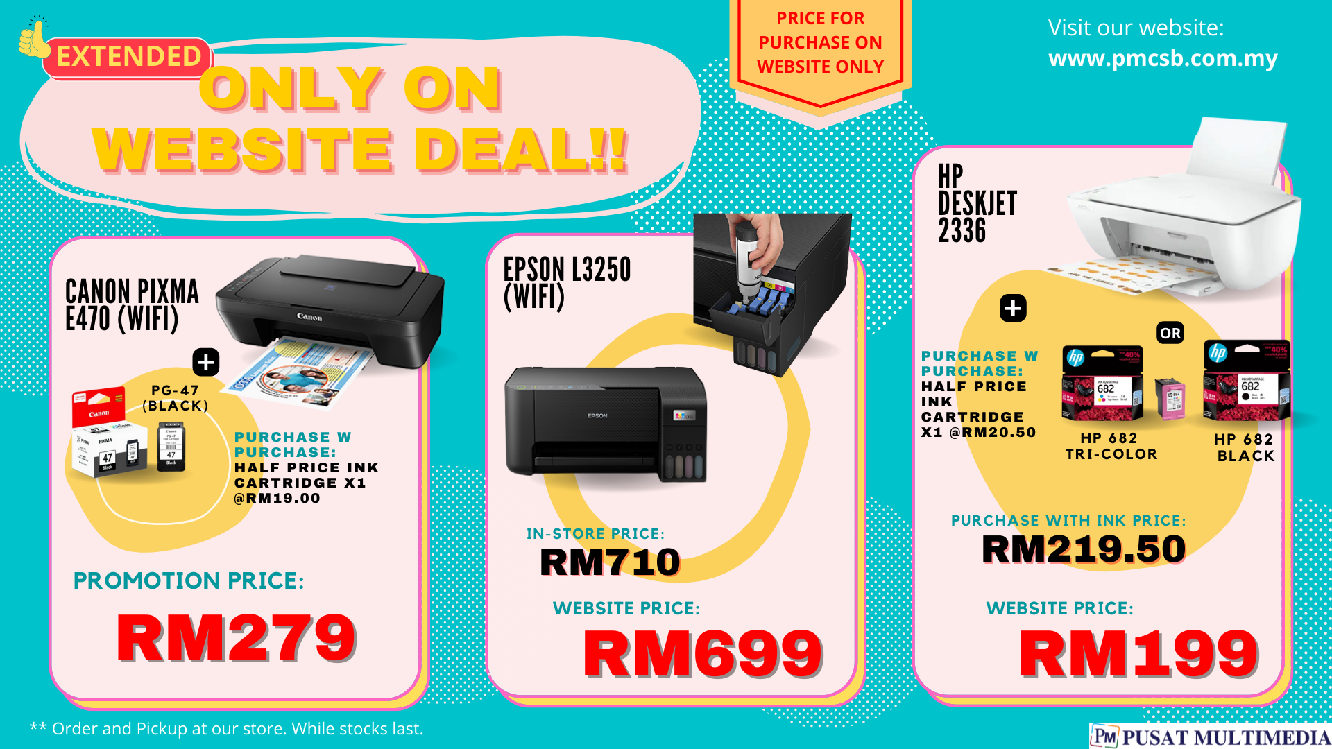 ONLY ON WEBSITE DEAL